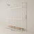 KIM DOUBLE 2 OAK – 2 shelves at the bottom | white
