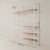 KIM DOUBLE 2 OAK – 5 shelves | white