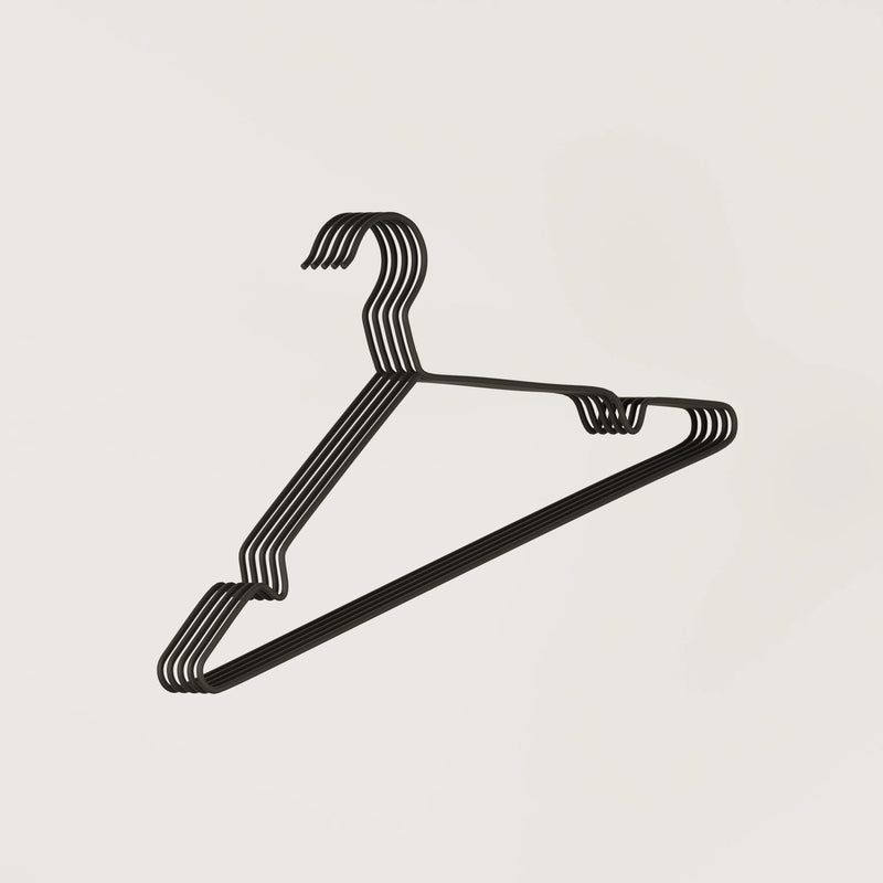 Kleiderbügel Metall in schwarz von pamo