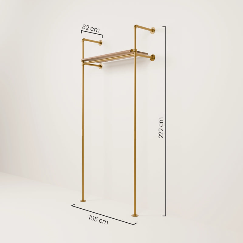 KIM 1 OAK – 1 top shelf | gold