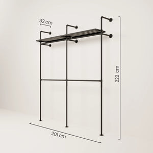 KIM DOUBLE 2 METAL – 2 shelves