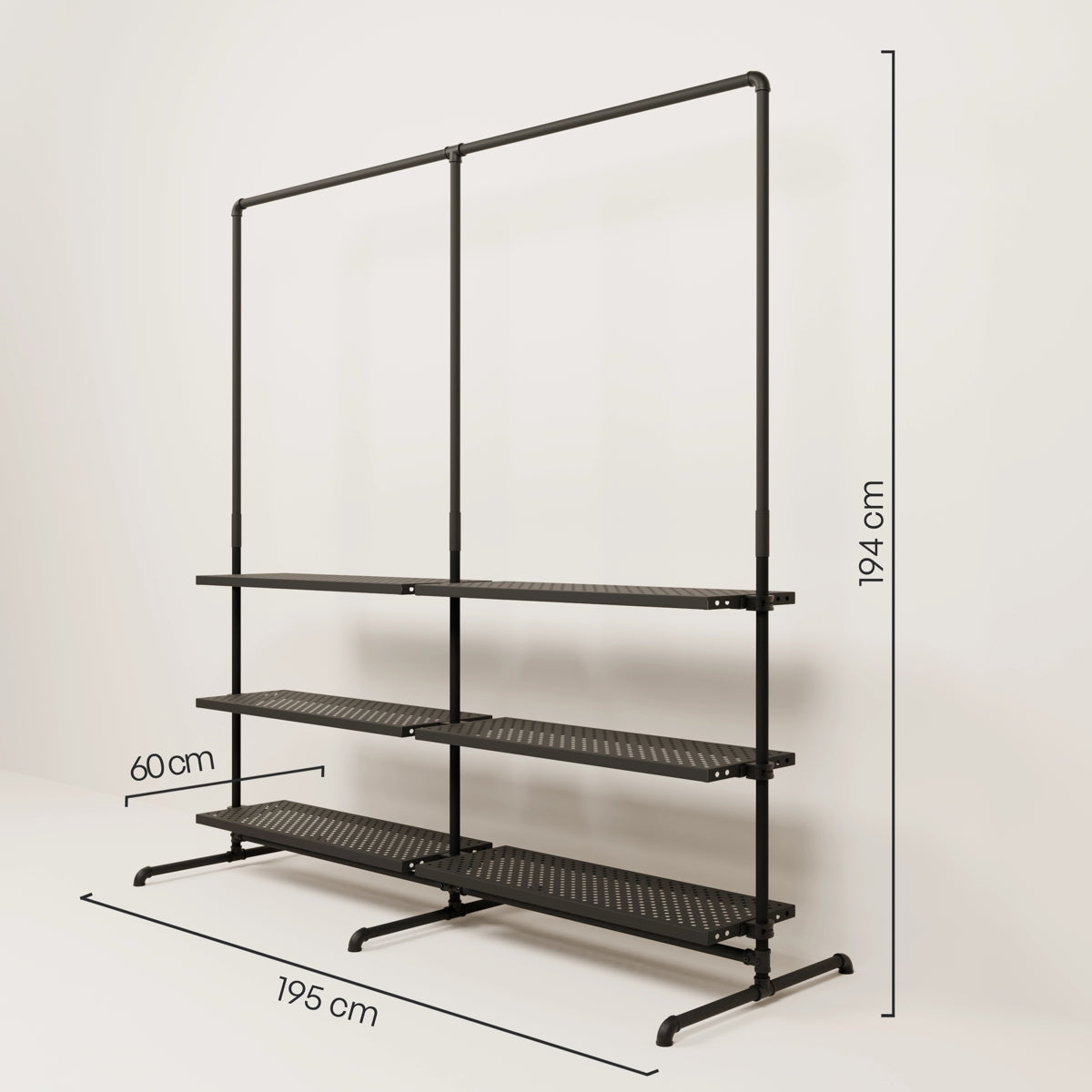 LAS 2 METAL – 6 ripiani