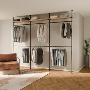 LOFT 3 OAK – 3 shelves above