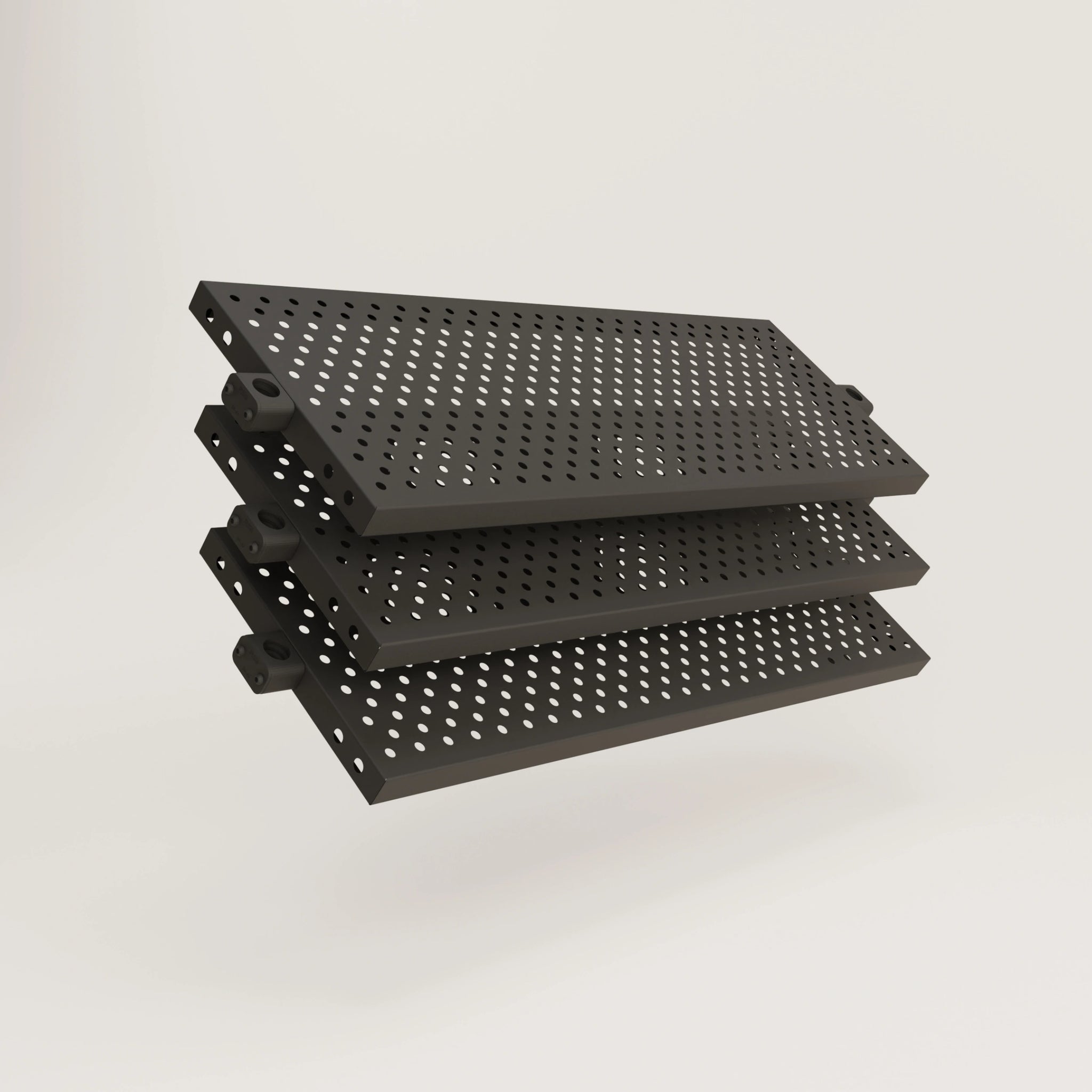 Black metal shelf – Set of 1 | Set of 3 | Set of 5