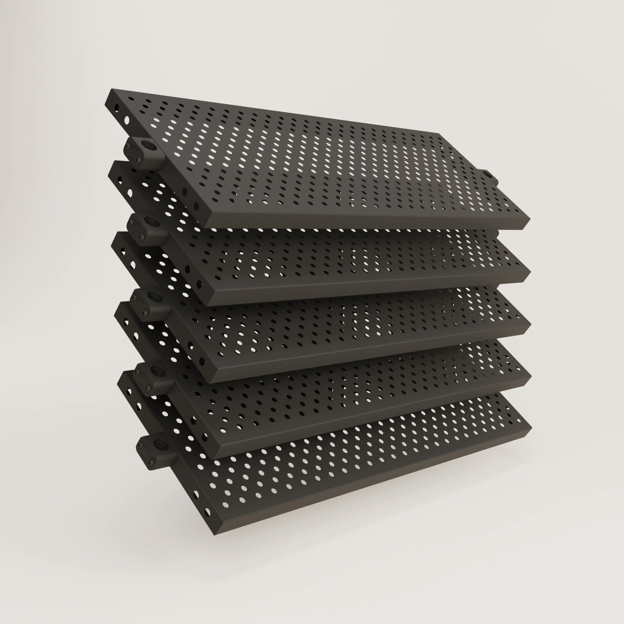 Black metal shelf – Set of 1 | Set of 3 | Set of 5