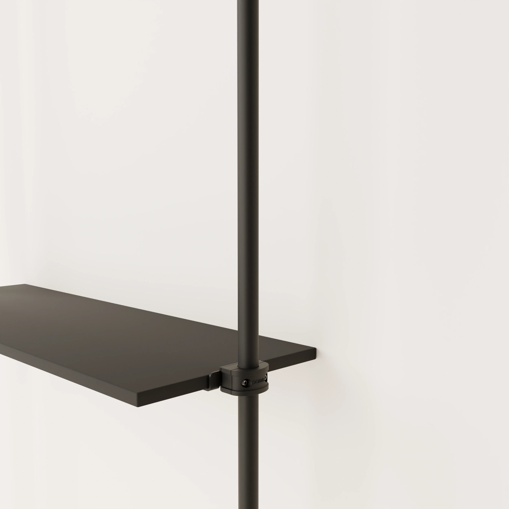 Buy black shelf incl. mounting accessories ✓ – pamo. design
