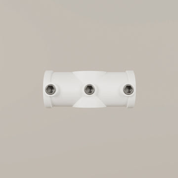 Pipe clamp 3/4" – white