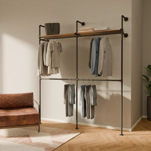 KIM DOUBLE 2 OAK – 2 shelves