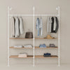 KIM 2 OAK – 6 shelves | white