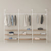 KIM 3 OAK – 9 shelves | white