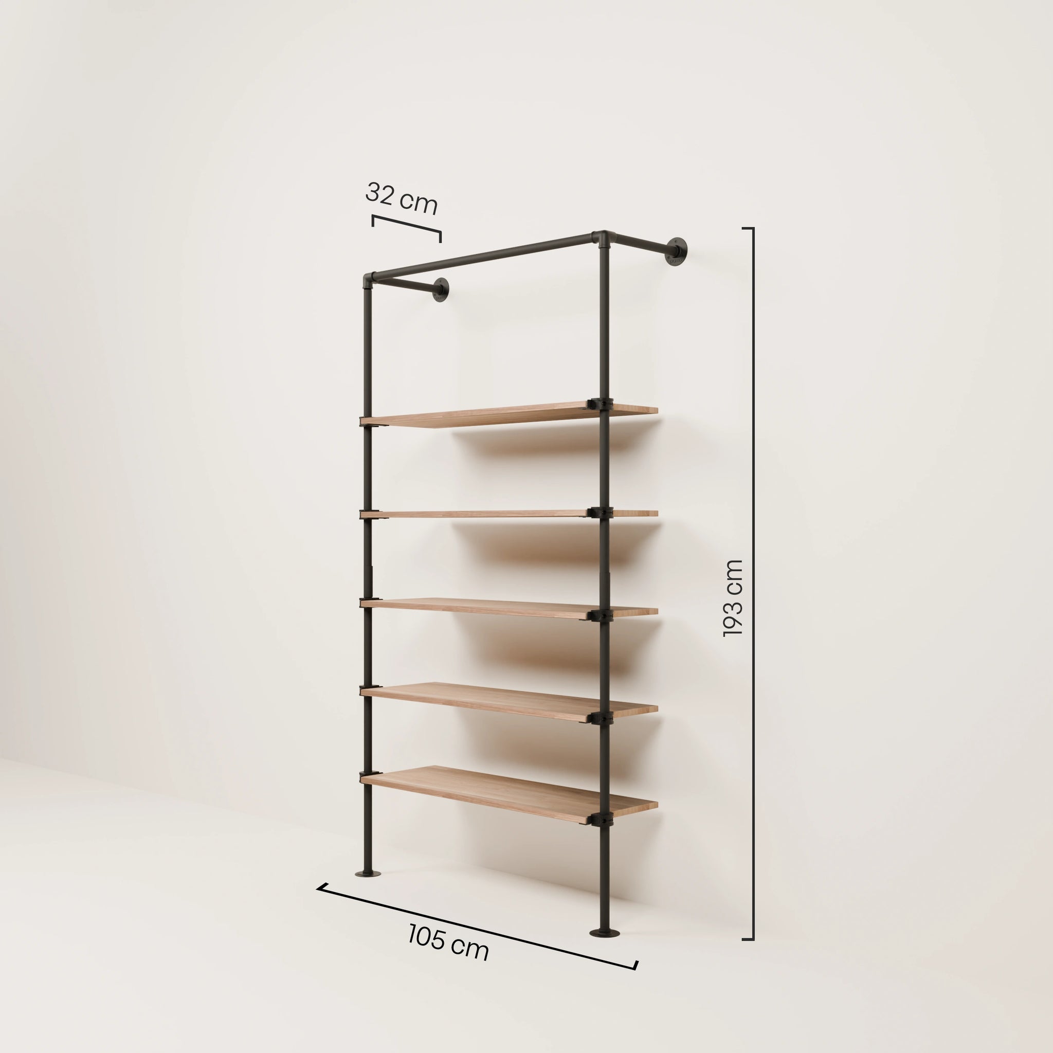 TIM 1 OAK – 5 shelves