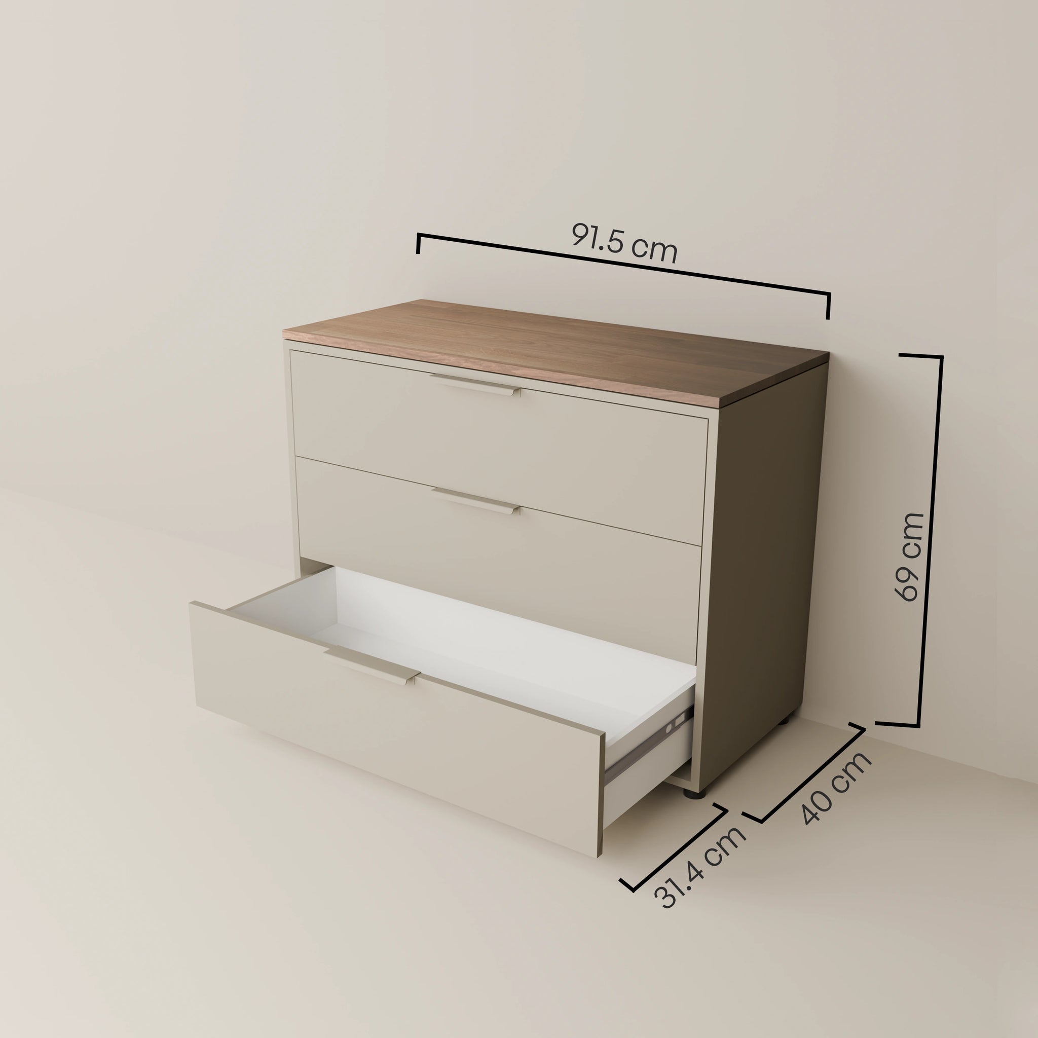 LIV 3 – Chest of drawers | 3 drawers