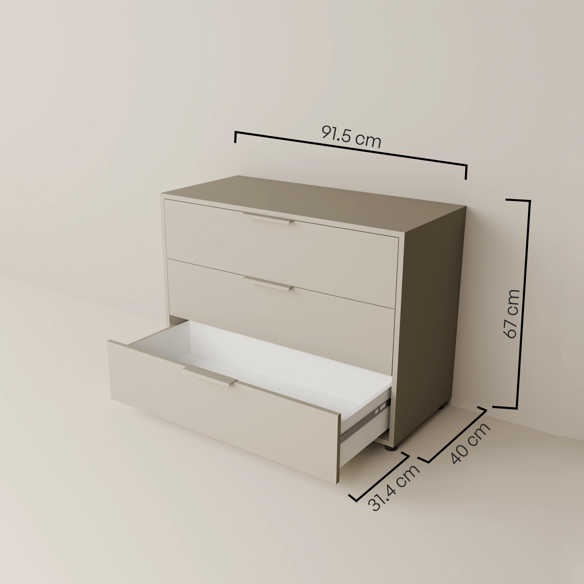 LIV 3 – Chest of drawers | 3 drawers