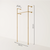 Garderobe Gold Maße