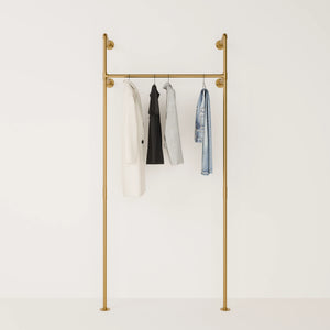 KIM – wall mounted coat rack gold Design – design