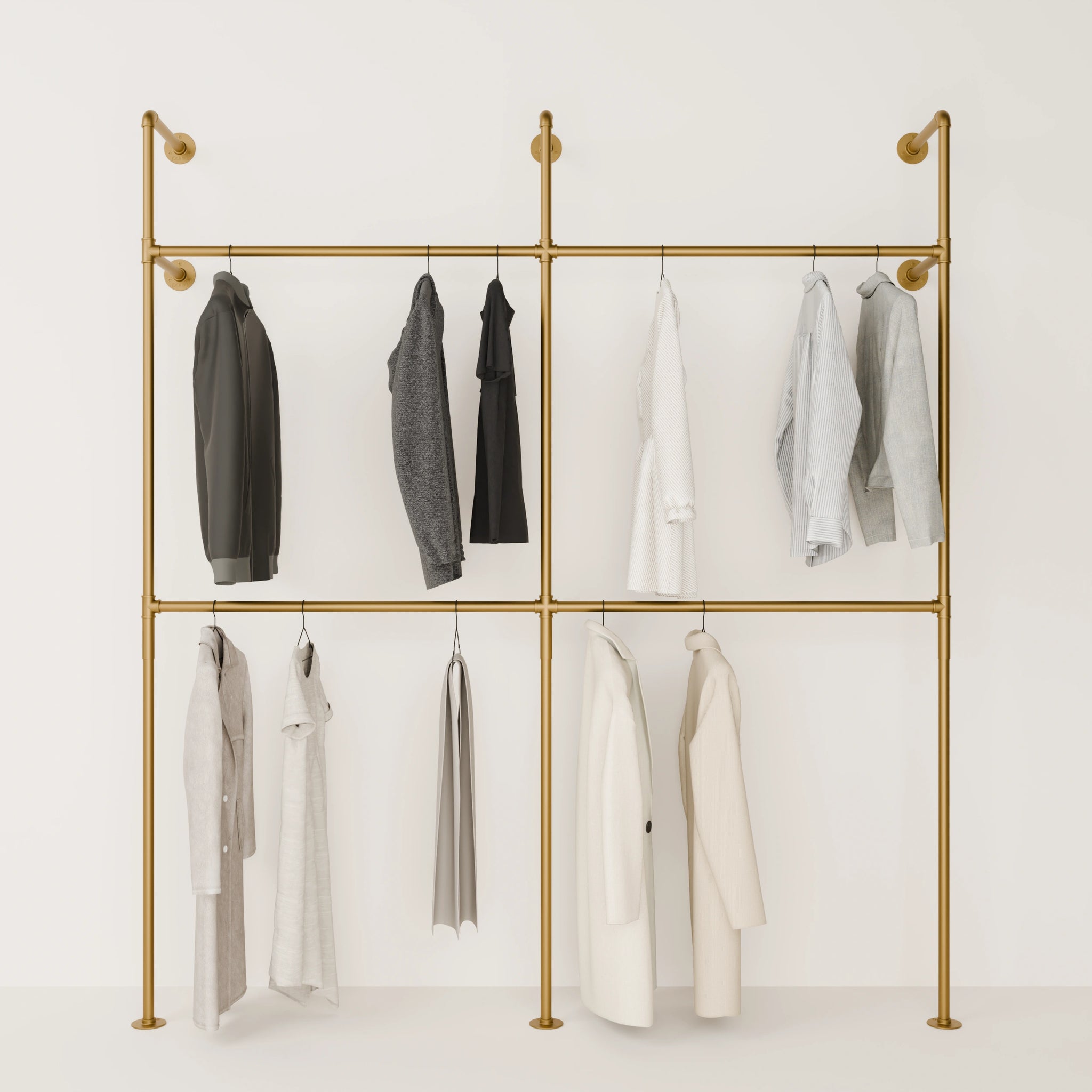 Gold clothing rack hotsell
