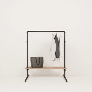 OSKAR – Wood and metal coat rack Design – design