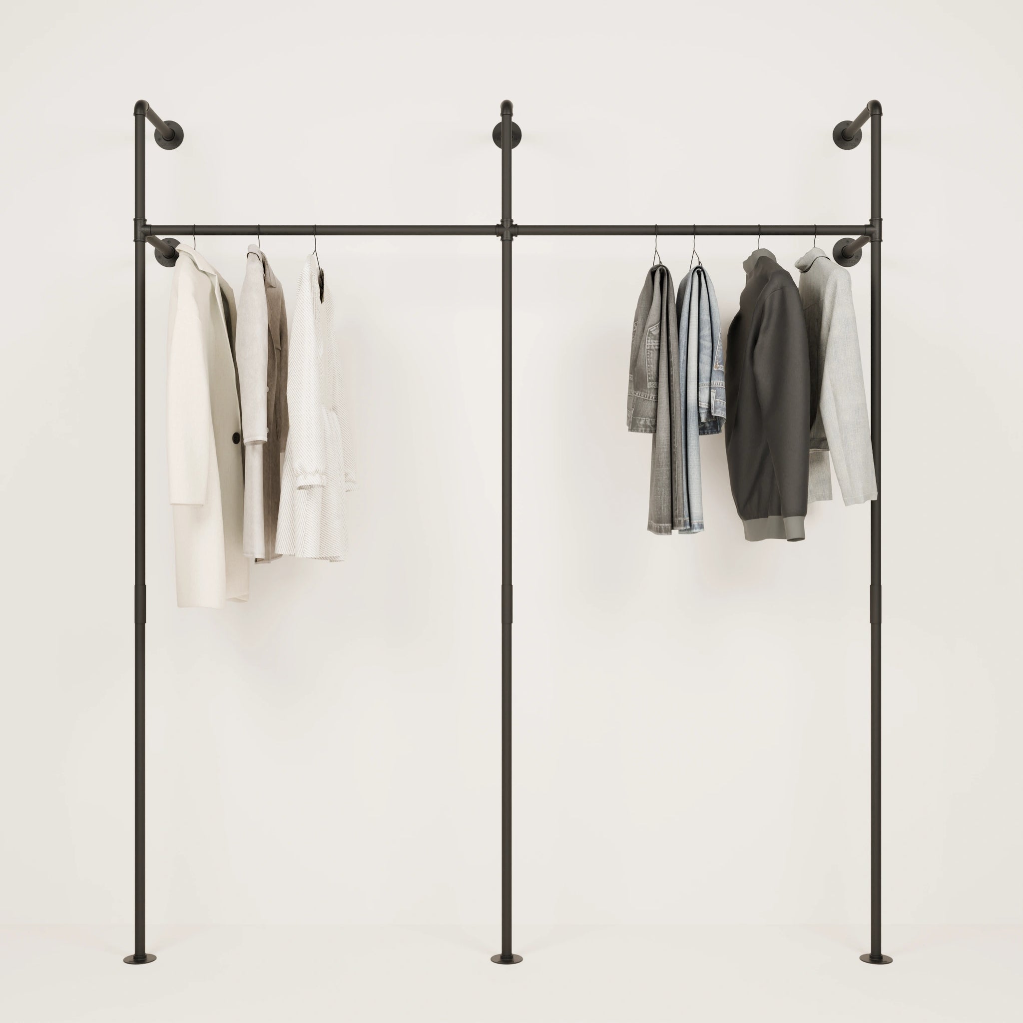 KIM – industrial closet industrial design garment rack