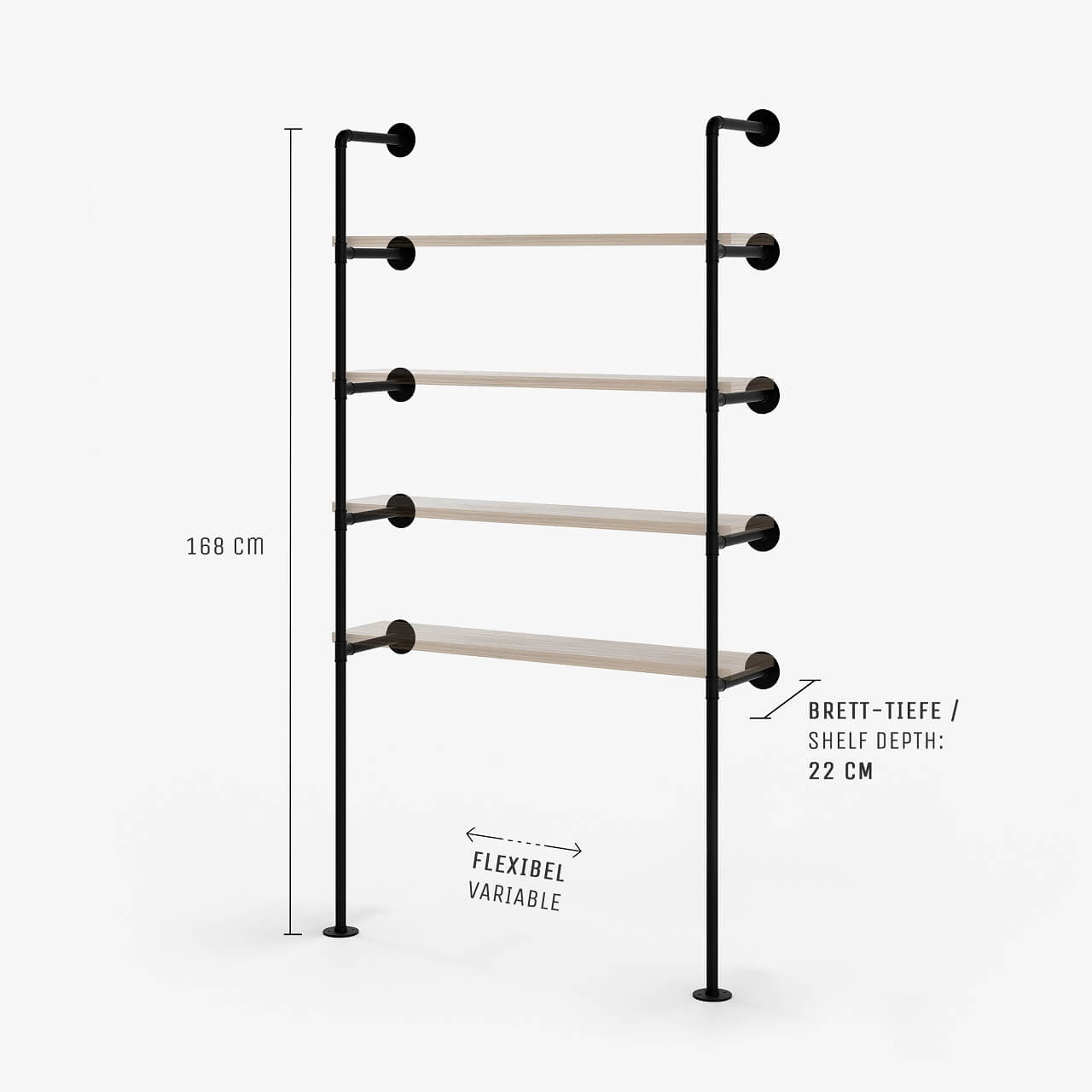 Shelf brackets ROB | floating – pamo. design